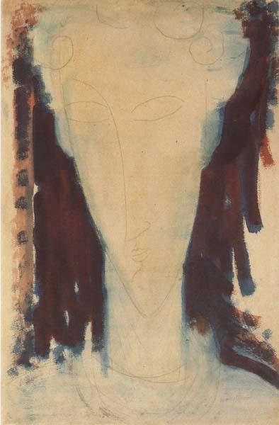 Amedeo Modigliani Tete de femme (mk38)